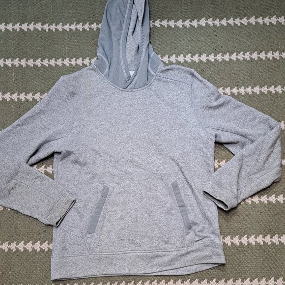 Men's Lululemon Hoodie - Size MED- gREY - Stains* - Picture 2 of 6
